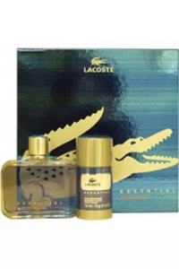 LACOSTE ESSENTIAL SPORT by Lacoste Gift Set for MEN: EDT SPRAY 4.2 OZ & DEODORANT STICK 2.4 OZ