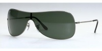 Ray Ban Sunglasses RB3211 004/71 Gunmetal/Green, 138mm Ray Ban Sunglasses RB3211 004/71 Gunmetal/Green, 138mm
