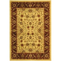 Safavieh Lyndhurst Collection LNH215A Ivory and Red Square Area Rug, 6-Feet Square Safavieh Lyndhurst Collection LNH215A Ivory and Red Square Area Rug, 6-Feet Square
