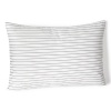 Classic style in clean seersucker stripes, this Calvin Klein decorative pillow adds a bright, playful touch to both traditional and contemporary decor.