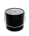 Mr. Ice Bucket 708-1 Regency Black Ice Bucket, 3-Quart