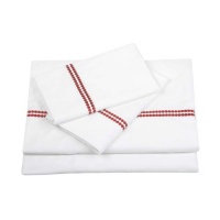 Chelsea King Sheets, Berry Red Chelsea King Sheets, Berry Red