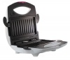 DB-Home 800 watts Non-Stick Sandwich Maker & Panini Grill / Press with 2 Dishwasher Safe Interchangeable Plates, Ready Indicator Light, Cool Touch Exterior, Plate Handles & Cleaning Brush