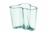 iittala Aalto 4.75 Tall Glass Vase, Water Green