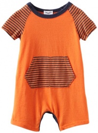 Splendid Littles Baby-Boys  Fairground Stripe Romper, Flame, 18-24 Months