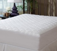 Mattress Pad Cover - Fitted - Quilted - Twin (39x75) - Stretches to 16 Deep!