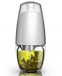 Don't ruin your recipes by adding too much oil. The Prepara oil mister is the perfect tool to control the fat, adding just the right amount to make your meals healthier. You can even make your own flavored oils right inside to use as a fabulous salad seasoning. One-year warranty. Don't ruin your recipes by adding too much oil. The Prepara oil mister is the perfect tool to control the fat, adding just the right amount to make your meals healthier. You can even make your own flavored oils right inside to use as a fabulous salad seasoning. One-year warranty.