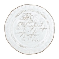 This varied yet coordinated assortment of Vietri plates were each crafted by hand in Tuscany of durable, textural terra cotta for an irresistibly warm appeal. Ornament rolls are used to create each plate's ornate designs. This varied yet coordinated assortment of Vietri plates were each crafted by hand in Tuscany of durable, textural terra cotta for an irresistibly warm appeal. Ornament rolls are used to create each plate's ornate designs.