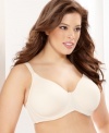 A comfortable t-shirt bra with extra support, perfect for fuller figures. By Leading Lady. Style #5028