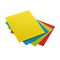 Featured in four vibrant colors, these durable cutting mats from Rosle clean up easily in the dishwasher.