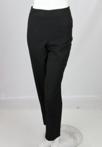 Jones New York Signature Petite Womens Black Stretch Dress Pants 12P Jones New York Signature Petite Womens Black Stretch Dress Pants 12P
