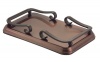 InterDesign York Metal Guest Towel Holder, Bronze