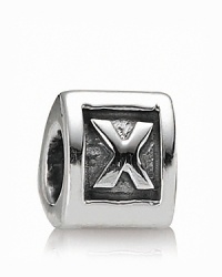 Add meaningful initials to your PANDORA bracelet with sterling silver alpha charms. Add meaningful initials to your PANDORA bracelet with sterling silver alpha charms.