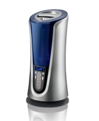 In the mist. A sleek tower design introduces a brand new way to breathe clean air, running up to 60 hours per filling and keeping room humidity to a precise art with a completely programmable humidistat and mist intensity settings. Choose from warm or cool mist and let the ultrasonic technology do the rest, operating at an almost-silent level.1-year limited warranty. Model EVSI-HD40. In the mist. A sleek tower design introduces a brand new way to breathe clean air, running up to 60 hours per filling and keeping room humidity to a precise art with a completely programmable humidistat and mist intensity settings. Choose from warm or cool mist and let the ultrasonic technology do the rest, operating at an almost-silent level.1-year limited warranty. Model EVSI-HD40.