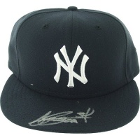 Steiner Sports MLB New York Yankees AJ Burnett Authentic Hat Steiner Sports MLB New York Yankees AJ Burnett Authentic Hat