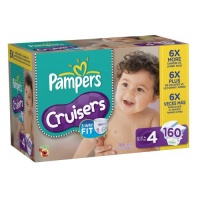 Pampers Cruisers Diapers Economy Pack Plus Size 4 160 Count Pampers Cruisers Diapers Economy Pack Plus Size 4 160 Count
