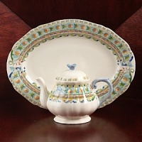 This delightful and colorful pattern adds whimsy to any table. Raphael with its idyllic design rendered in warm pastel colors is an ideal choice. This delightful and colorful pattern adds whimsy to any table. Raphael with its idyllic design rendered in warm pastel colors is an ideal choice.