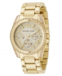 Wear beauty on your sleeve with this timeless watch from Michael Kors. Wear beauty on your sleeve with this timeless watch from Michael Kors.
