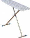 Household Essentials Fibertech Top T-Leg Ironing Board with Cotton Cover, Magic Rings