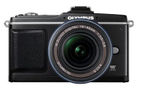 Olympus PEN E-P2 12.3 MP Micro Four Thirds Interchangeable Lens Digital Camera with 14-42mm f/3.5-5.6 Zuiko Digital Zoom Lens and Electronic View Finder Olympus PEN E-P2 12.3 MP Micro Four Thirds Interchangeable Lens Digital Camera with 14-42mm f/3.5-5.6 Zuiko Digital Zoom Lens and Electronic View Finder