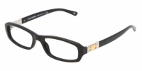 Dolce & Gabbana Eyeglasses Womens DG3093 501 Black Rectangular Dolce & Gabbana Eyeglasses Womens DG3093 501 Black Rectangular