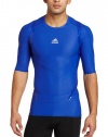 adidas Men's Techfit Powerweb Short-Sleeve Tee