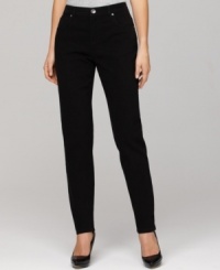 Style&co.'s ultra-affordable denim looks great in a relaxed, straight-leg fit. The black wash makes them even more flattering! Style&co.'s ultra-affordable denim looks great in a relaxed, straight-leg fit. The black wash makes them even more flattering!
