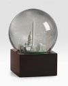 EXCLUSIVELY OURS. The Washington, D. C. musical water globe features city scenes and landmarks, including: White House, Capitol, Jefferson Memorial Lincoln Memorial, Washington Monument, limousines Plays Battle Hymn Of The Republic Glass dome and resin figures 6 high Imported