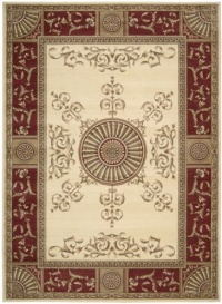 Nourison Zanibar Medallion Ivory 2.0-Feet by 2.9-Feet Polyacrylic Area Rug Nourison Zanibar Medallion Ivory 2.0-Feet by 2.9-Feet Polyacrylic Area Rug