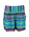 Nanette Lepore Womens Muchacha Striped Shorts