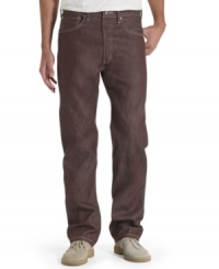 Classic, comfortable and in a cool color. These 501 original fit Levi's jeans will be your go-to pair when you want simple style that can go anywhere. Classic, comfortable and in a cool color. These 501 original fit Levi's jeans will be your go-to pair when you want simple style that can go anywhere.