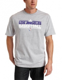 NBA Los Angeles Lakers Practice Short Sleeve Tee (Grey, Large) NBA Los Angeles Lakers Practice Short Sleeve Tee (Grey, Large)