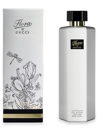 A lightly scented body lotion that moisturizes the skin. A subtle floral scent. Composed of both Rose and Osmanthus Flower, sensual and sophisticated. Top note of Citrus and Peony with base notes of Sandalwood and Patchouli. Signatures of the Gucci fragrance world. 6.7 oz. A lightly scented body lotion that moisturizes the skin. A subtle floral scent. Composed of both Rose and Osmanthus Flower, sensual and sophisticated. Top note of Citrus and Peony with base notes of Sandalwood and Patchouli. Signatures of the Gucci fragrance world. 6.7 oz.