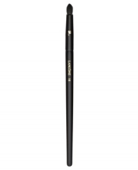 This brush is the ideal partner to all eye shadows. Designed with fine and densely packed fibers, this brush shades color and softens liner application around the lash line. Bristles are slightly more tapered for controlled detailing and blending. How to use: Use the tip of the brush to softly diffuse liner at the base of the lash line for a soft, smoky effect. For highlighting, use the tip of the brush with shimmer shadow on the inner corner, ball of the eye, or under the brow. This brush is the ideal partner to all eye shadows. Designed with fine and densely packed fibers, this brush shades color and softens liner application around the lash line. Bristles are slightly more tapered for controlled detailing and blending. How to use: Use the tip of the brush to softly diffuse liner at the base of the lash line for a soft, smoky effect. For highlighting, use the tip of the brush with shimmer shadow on the inner corner, ball of the eye, or under the brow.