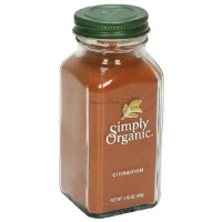 Simply Organic Cinnamon Ground Certified Organic, 2.45-Ounce Containers (Pack of 3) Simply Organic Cinnamon Ground Certified Organic, 2.45-Ounce Containers (Pack of 3)