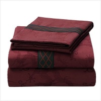 Natori Dynasty 300TC Flat Sheet - Imperial Red - Queen