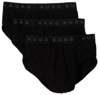 HUGO BOSS Men's 3 Pack Traditional Brief, Black, XX-Large HUGO BOSS Men's 3 Pack Traditional Brief, Black, XX-Large