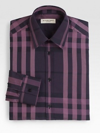A classic fit in an upbeat check design tailored from crisp cotton.ButtonfrontCottonMachine washImported A classic fit in an upbeat check design tailored from crisp cotton.ButtonfrontCottonMachine washImported