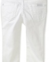 7 For All Mankind Baby-Girls Infant Roxanne Skinny Fit Pant, Clean White, 18 Months