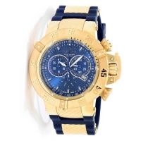 Invicta 11833 Subaqua Noma III Swiss Quartz Chronograph Gold and Blue Men's Watch Invicta 11833 Subaqua Noma III Swiss Quartz Chronograph Gold and Blue Men's Watch