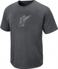 MLB Florida Marlins Big Time Play Short Sleeve Pigment Dye Tee Men's MLB Florida Marlins Big Time Play Short Sleeve Pigment Dye Tee Men's