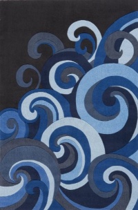 Momeni Hang Ten Rug, Surf, 2' x 3' Momeni Hang Ten Rug, Surf, 2' x 3'
