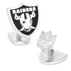 Oakland Raiders Cufflinks Solid Logo By Cufflinks Inc