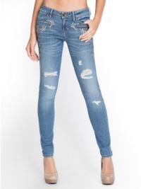 GUESS Brittney Skinny Jeans with Paisley Studs GUESS Brittney Skinny Jeans with Paisley Studs