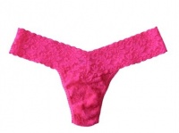 Hanky Panky Lace Original Rise Thong - Hot Pink One Size (Fits 4-14) Hanky Panky Lace Original Rise Thong - Hot Pink One Size (Fits 4-14)