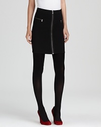 A fresh take on the bookish pencil silhouette, this MARC BY MARC JACOBS skirt features exposed zipper details that lend a more modern and stylish edge to this classic must-have. A fresh take on the bookish pencil silhouette, this MARC BY MARC JACOBS skirt features exposed zipper details that lend a more modern and stylish edge to this classic must-have.