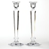 Light up every day of your life with the remarkable beauty of Miller Rogaska crystal. Handcrafted by European artisans with time-honored care and attention to detail, each piece is known for its brilliance, clarity and flawless quality. Summit candlesticks, 12H. pair.