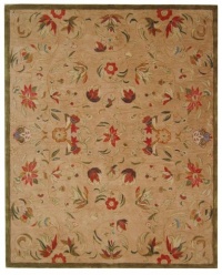 Safavieh Anatolia Collection Handmade Beige and Green Hand-Spun Wool Area Rug, 6-Feet by 9-Feet Safavieh Anatolia Collection Handmade Beige and Green Hand-Spun Wool Area Rug, 6-Feet by 9-Feet