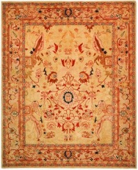 Safavieh Anatolia Collection AN514A Handmade Ivory and Biege Hand-spun Wool Area Rug, 9-Feet by 12-Feet Safavieh Anatolia Collection AN514A Handmade Ivory and Biege Hand-spun Wool Area Rug, 9-Feet by 12-Feet