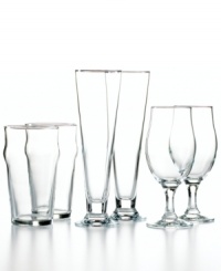 The beer tasting's at your place with this incredible barware set from Martha Stewart Collection. Match your favorite brews, from brown ales to IPAs, to the appropriate glass to highlight their special flavors, colors and aromas. The beer tasting's at your place with this incredible barware set from Martha Stewart Collection. Match your favorite brews, from brown ales to IPAs, to the appropriate glass to highlight their special flavors, colors and aromas.